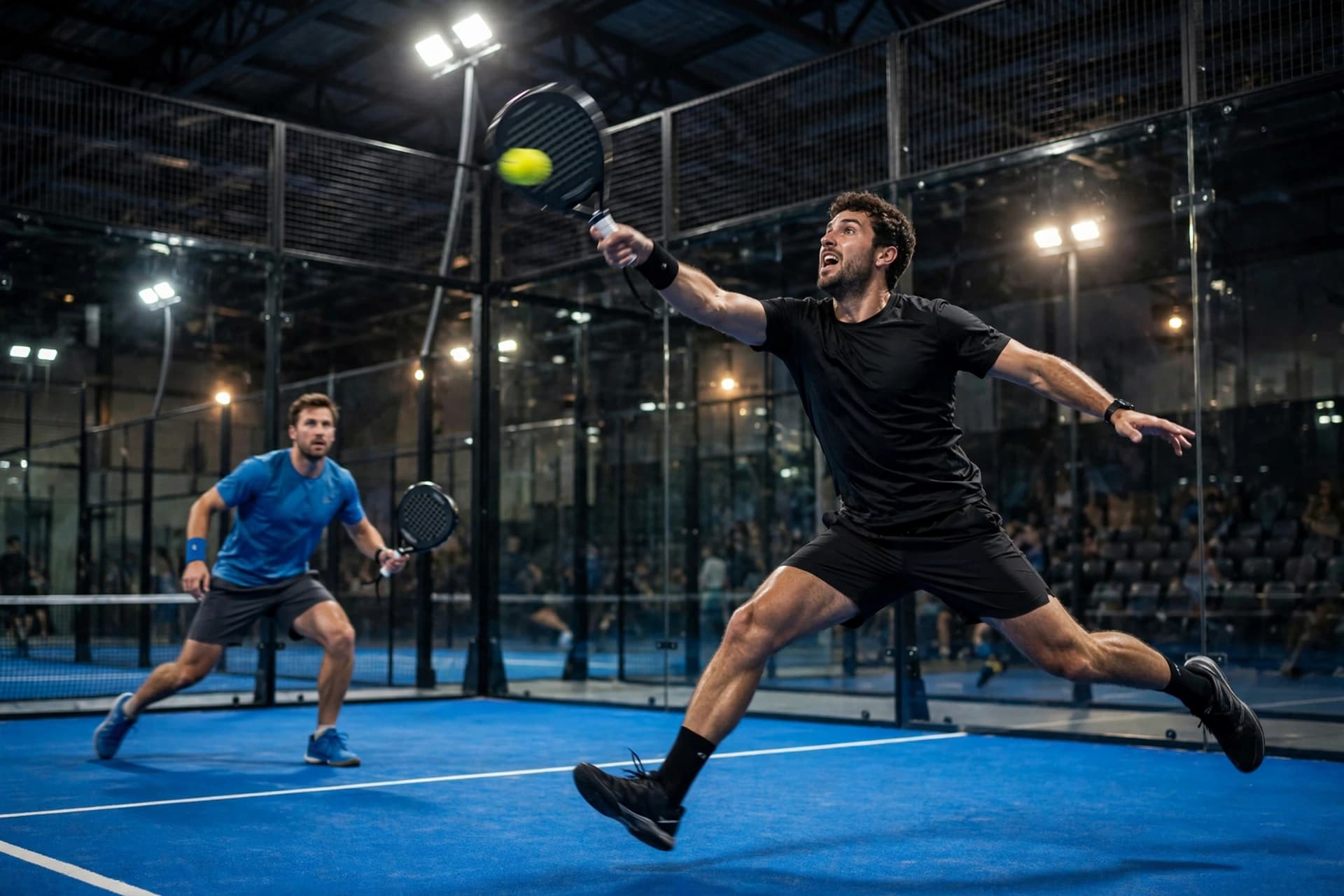 Padel coaching session